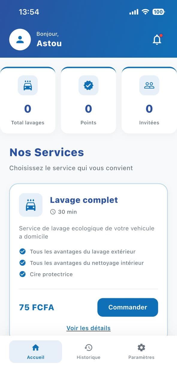SetWetch — Car Wash App